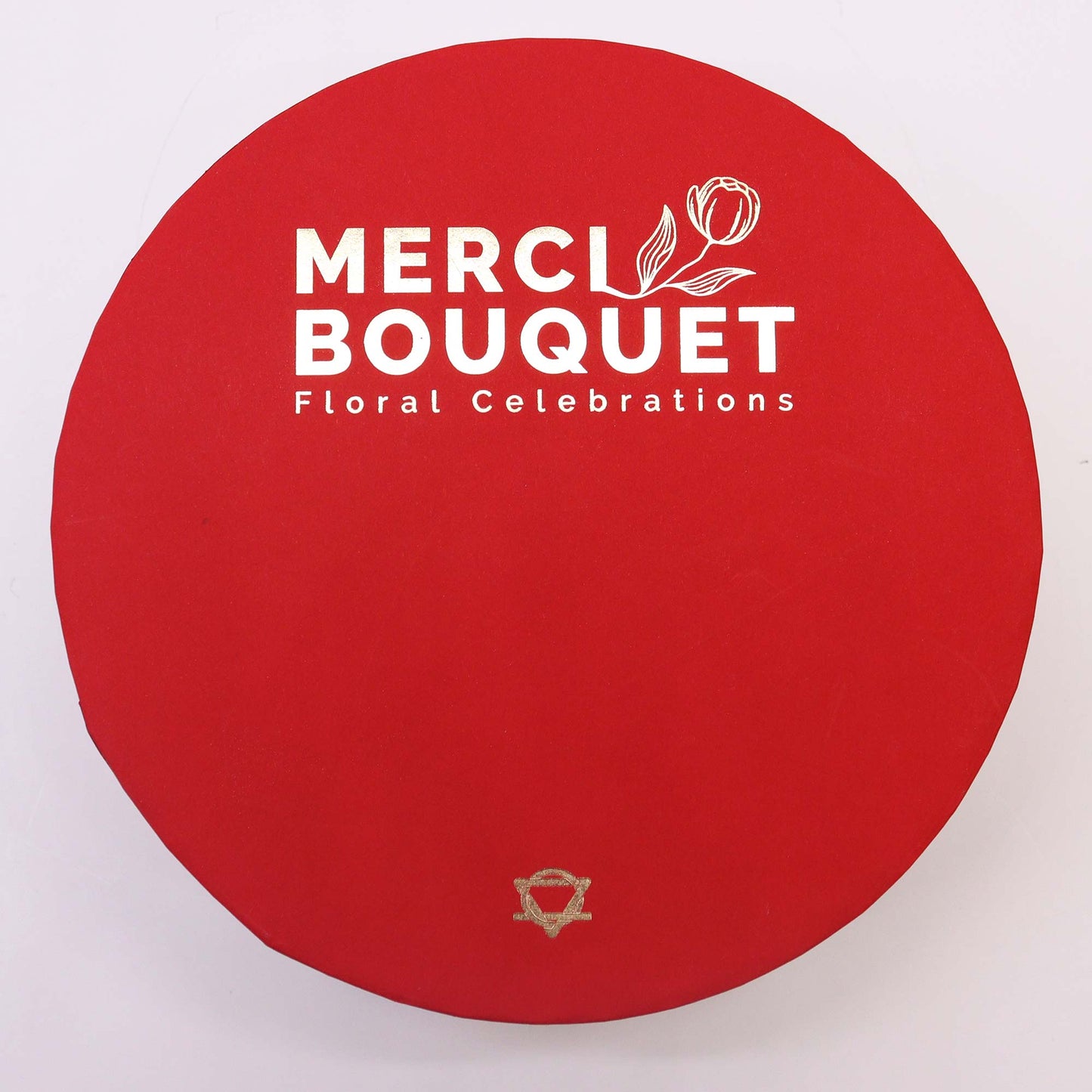 Boîte ronde - Roses rouges classiques