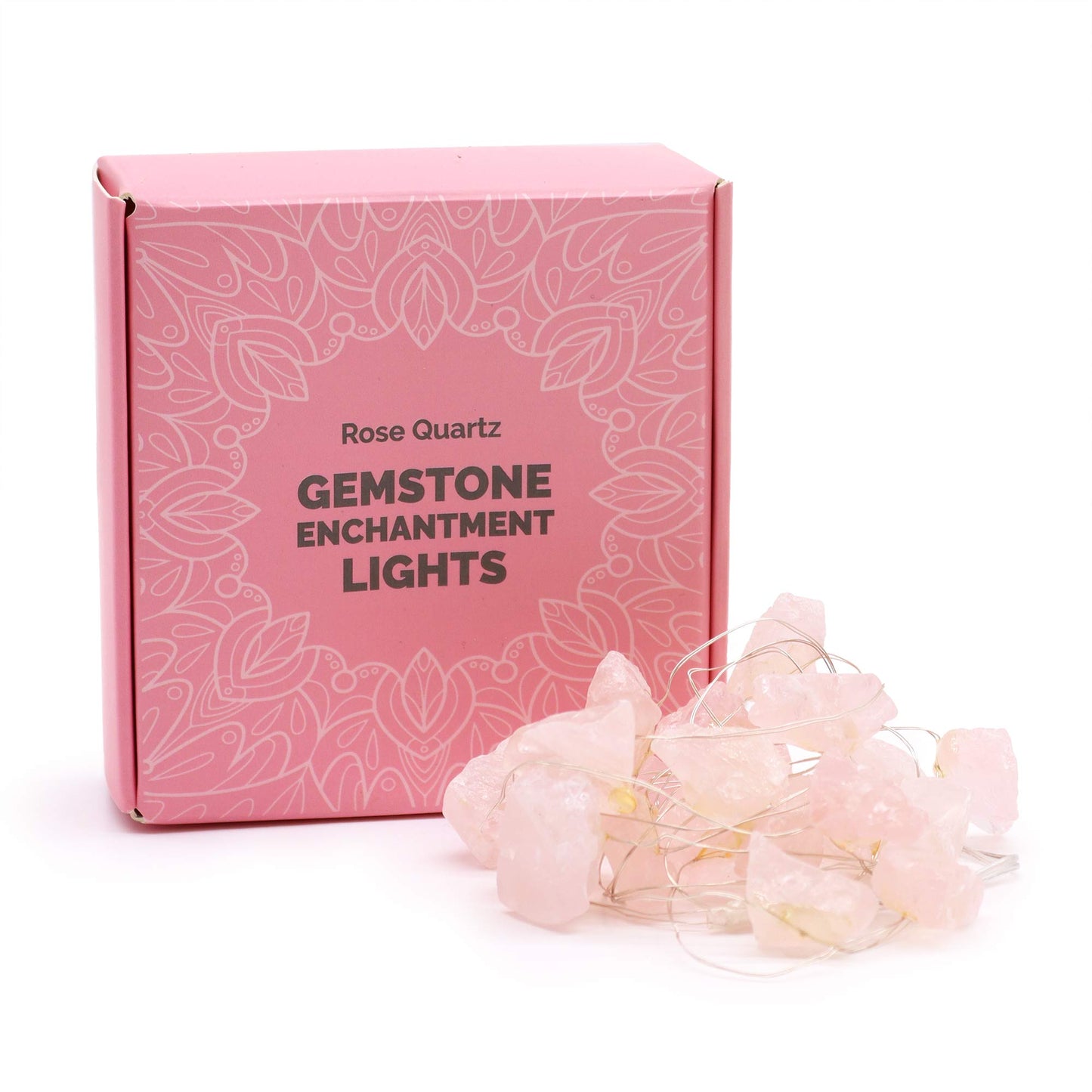 Lumières d'enchantement de pierres précieuses - Quartz rose