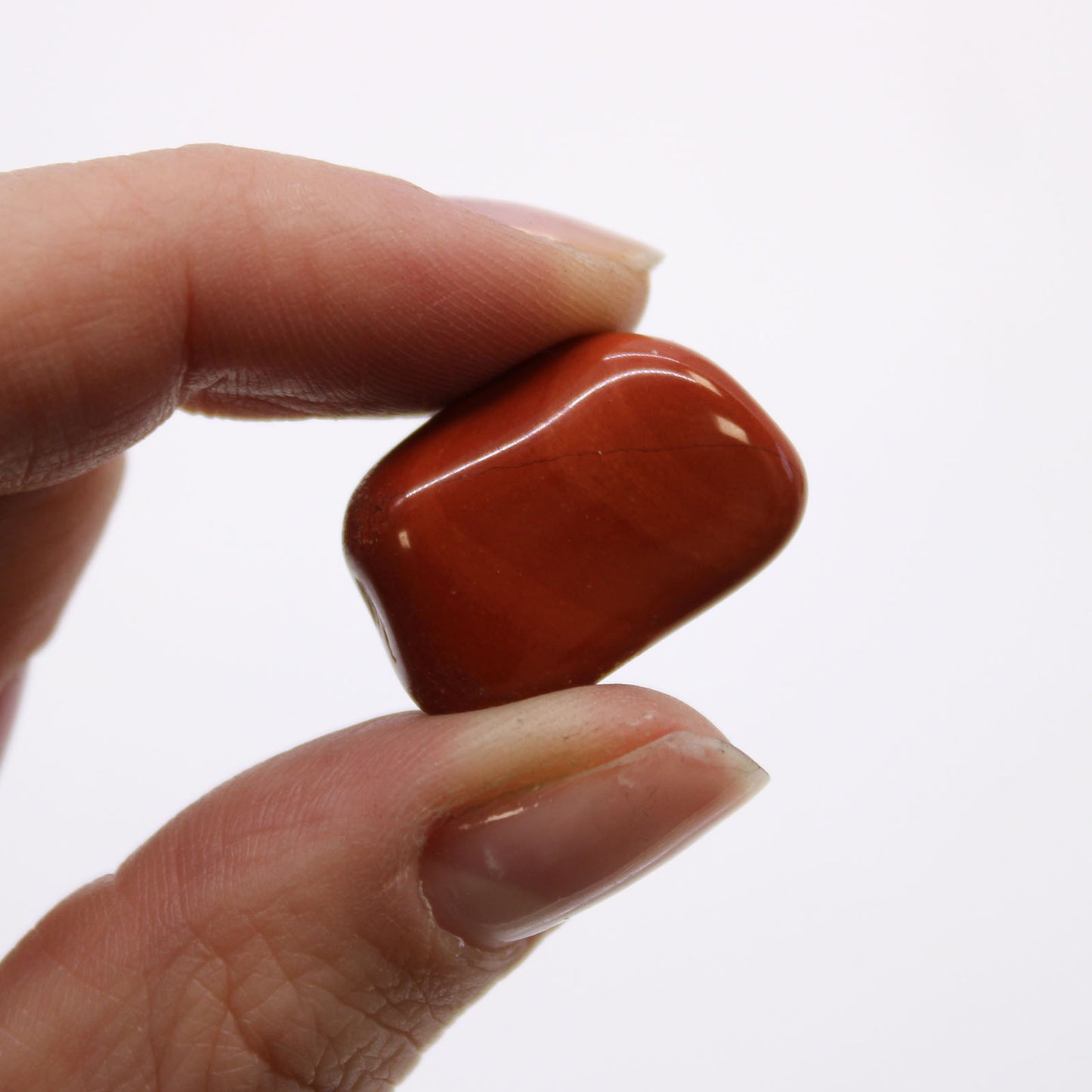 24 x Petites pierres africaines - Jaspe - Rouge