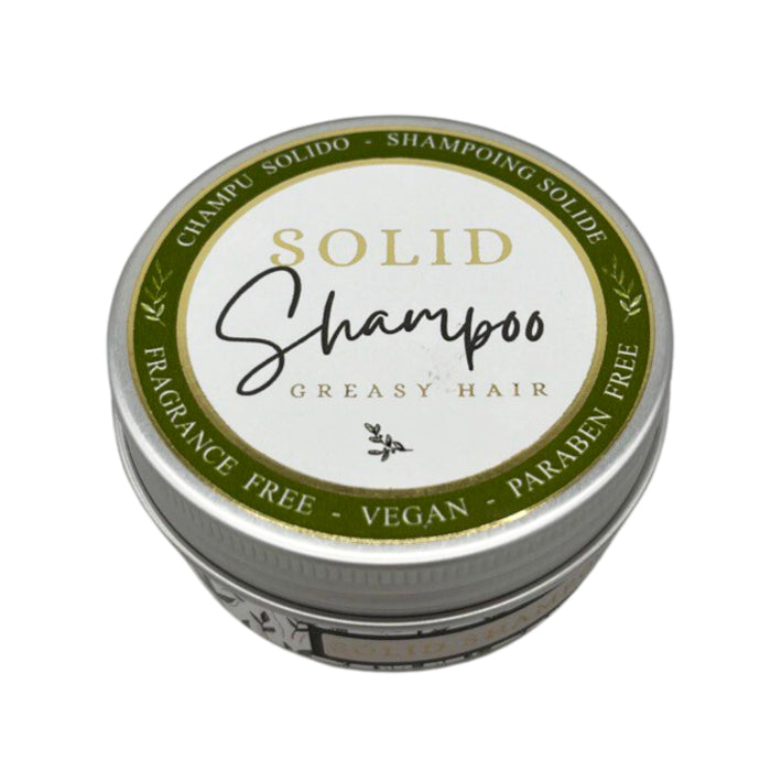 Shampoing solide artisanal en bidon de 70 g - Cheveux gras