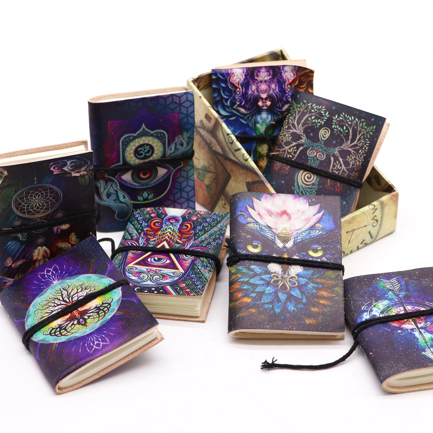 8 x Carnets ésotériques assortis (pack de présentation)