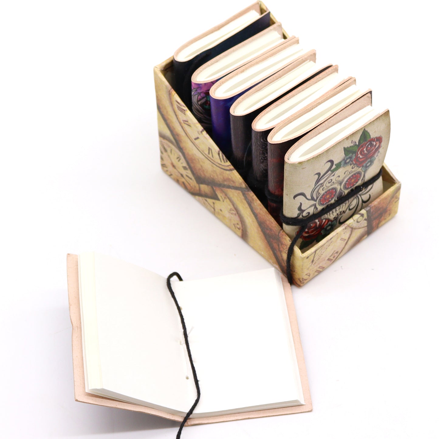 8 x Carnets gothiques assortis (présentoir)