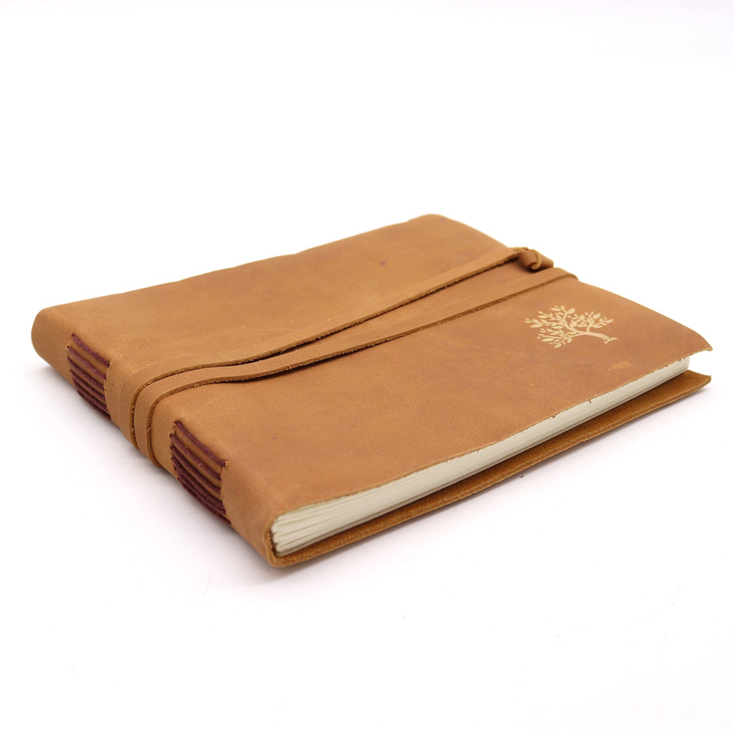Carnet de voyage en cuir