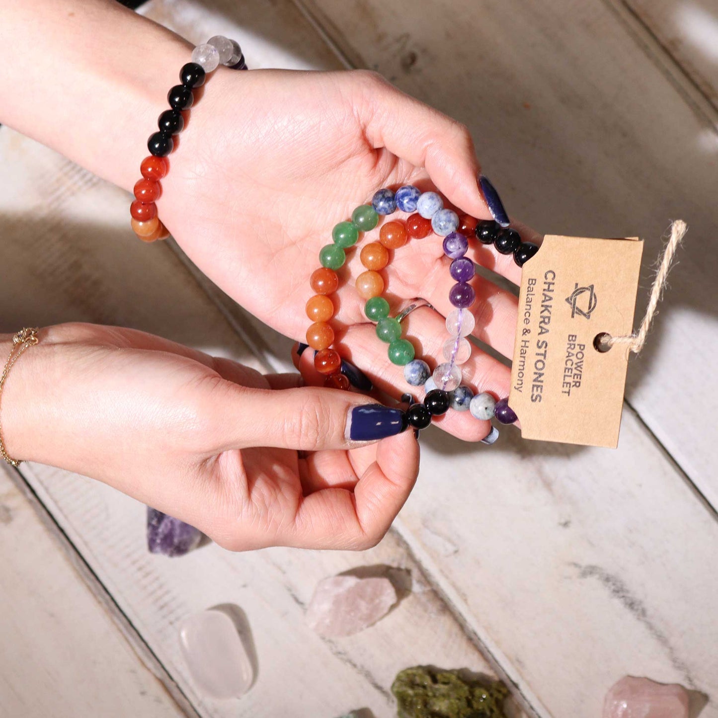 Bracelet de puissance - Pierres de chakra