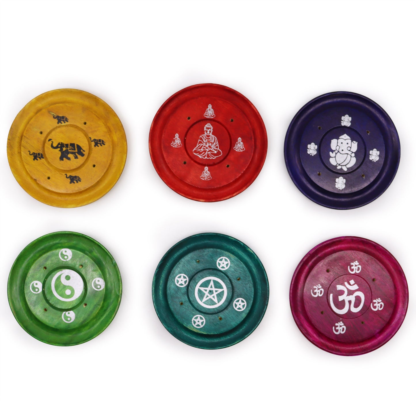 Brûleur d'encens à motifs variés