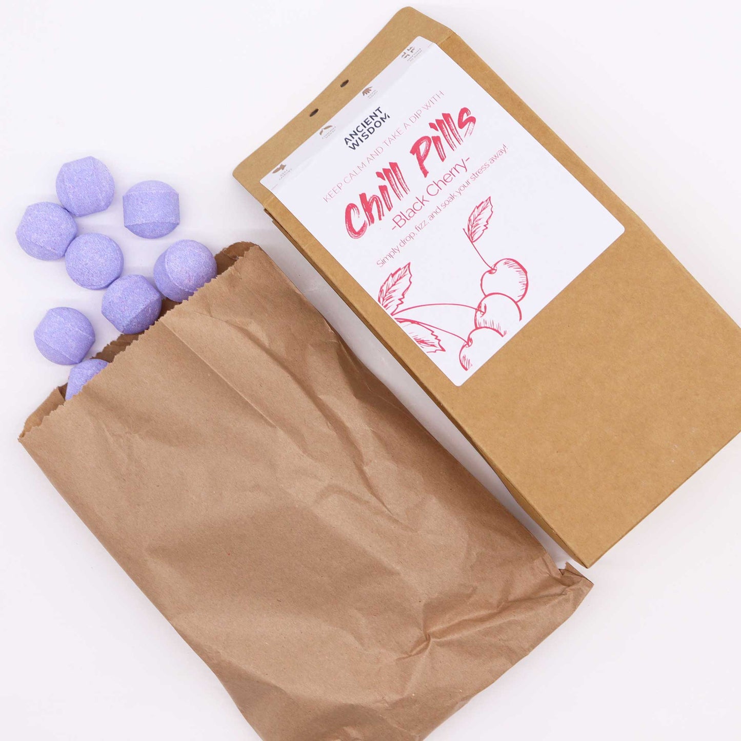 Coffret cadeau Chill Pills 350 g - Cerise noire