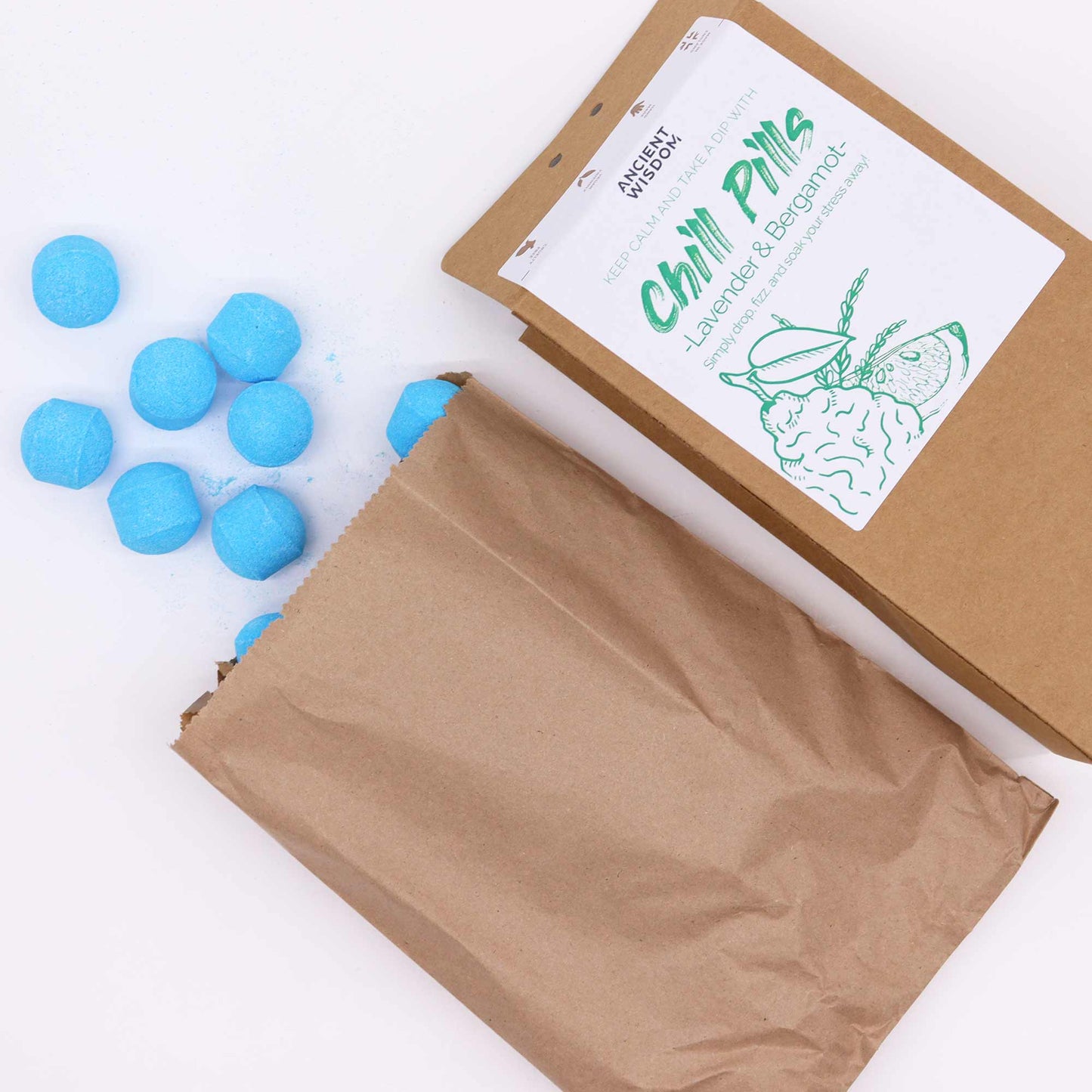 Coffret cadeau Chill Pills 350 g - Lavande et bergamote