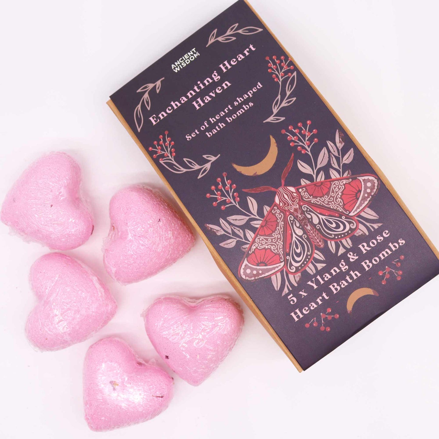 Coffret de bombes de bain en forme de cœur - Lovely Heart Sky