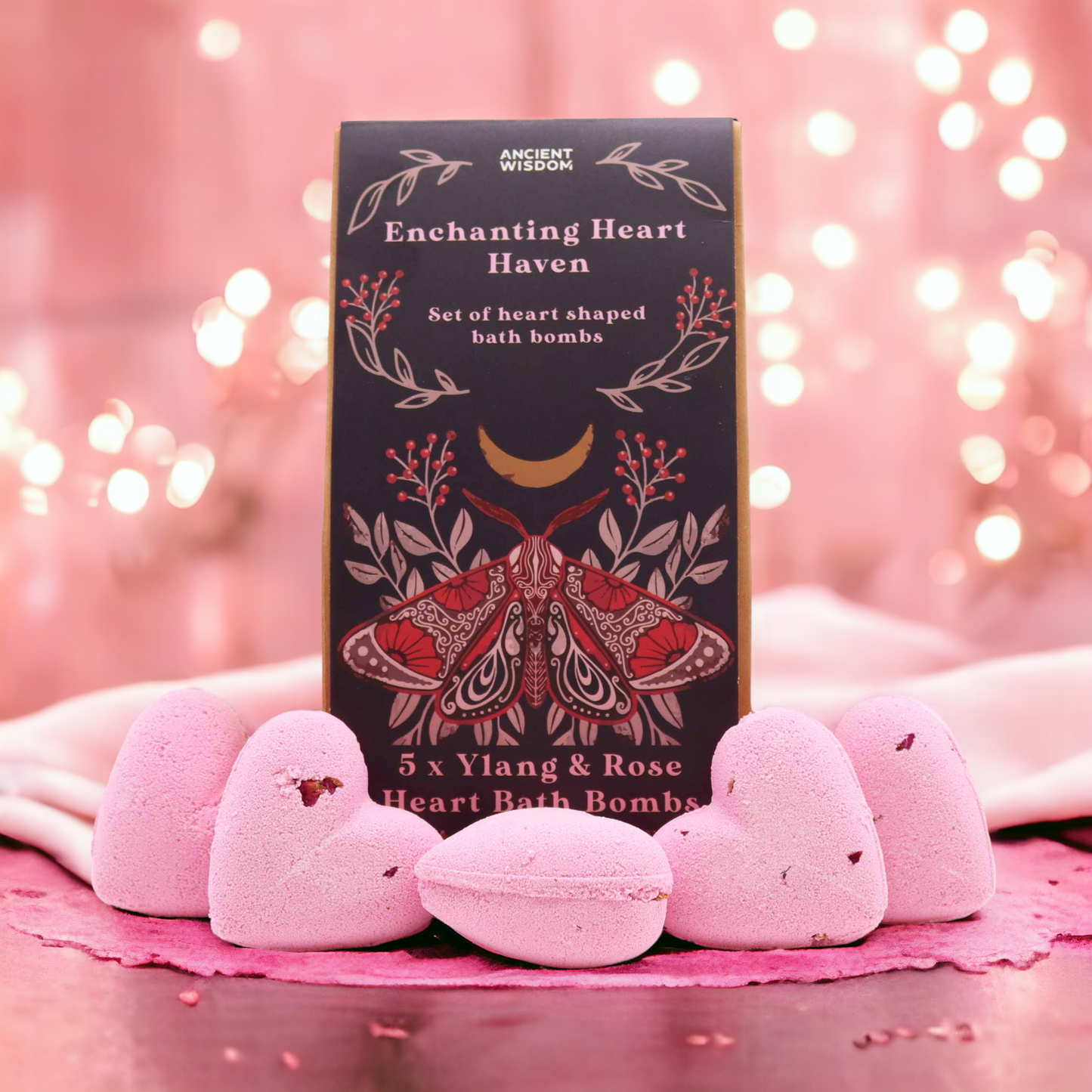 Coffret de bombes de bain en forme de cœur - Lovely Heart Sky