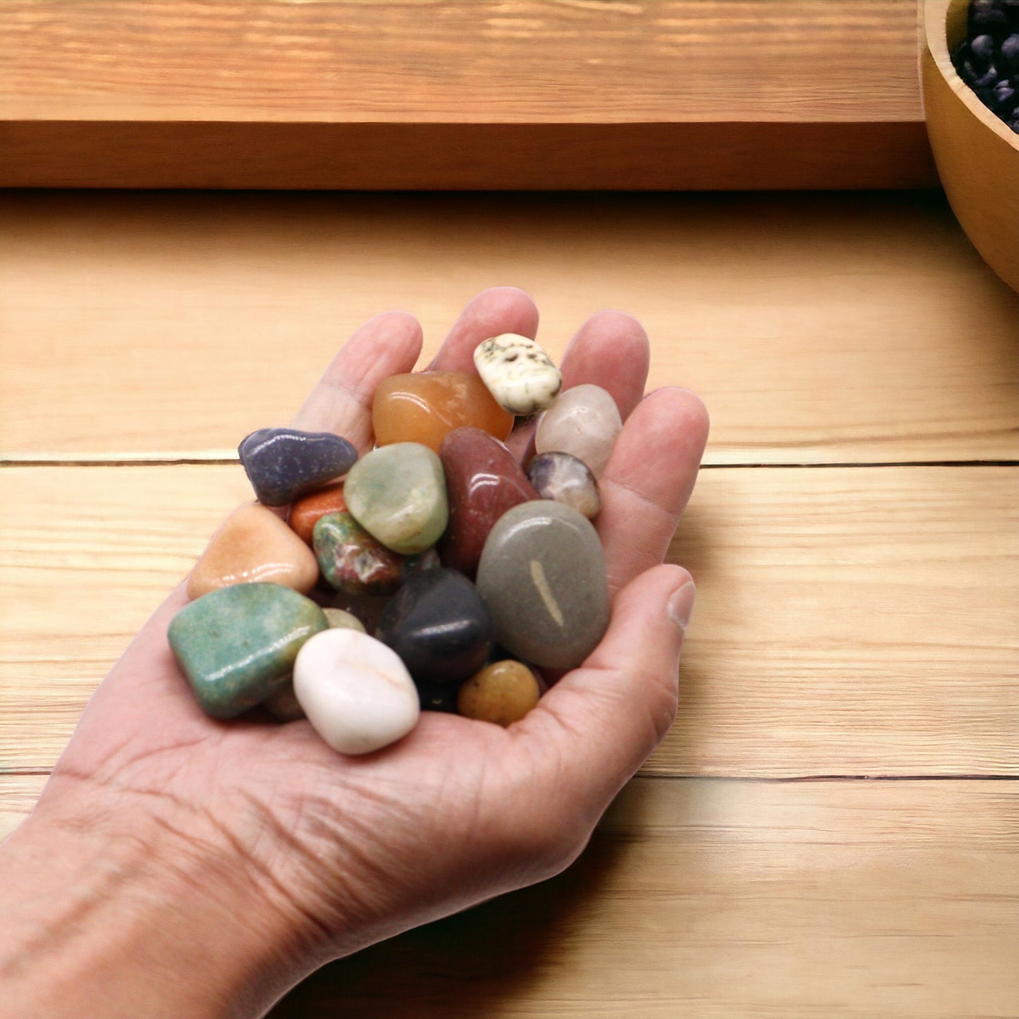 Pierres d'agate mixtes