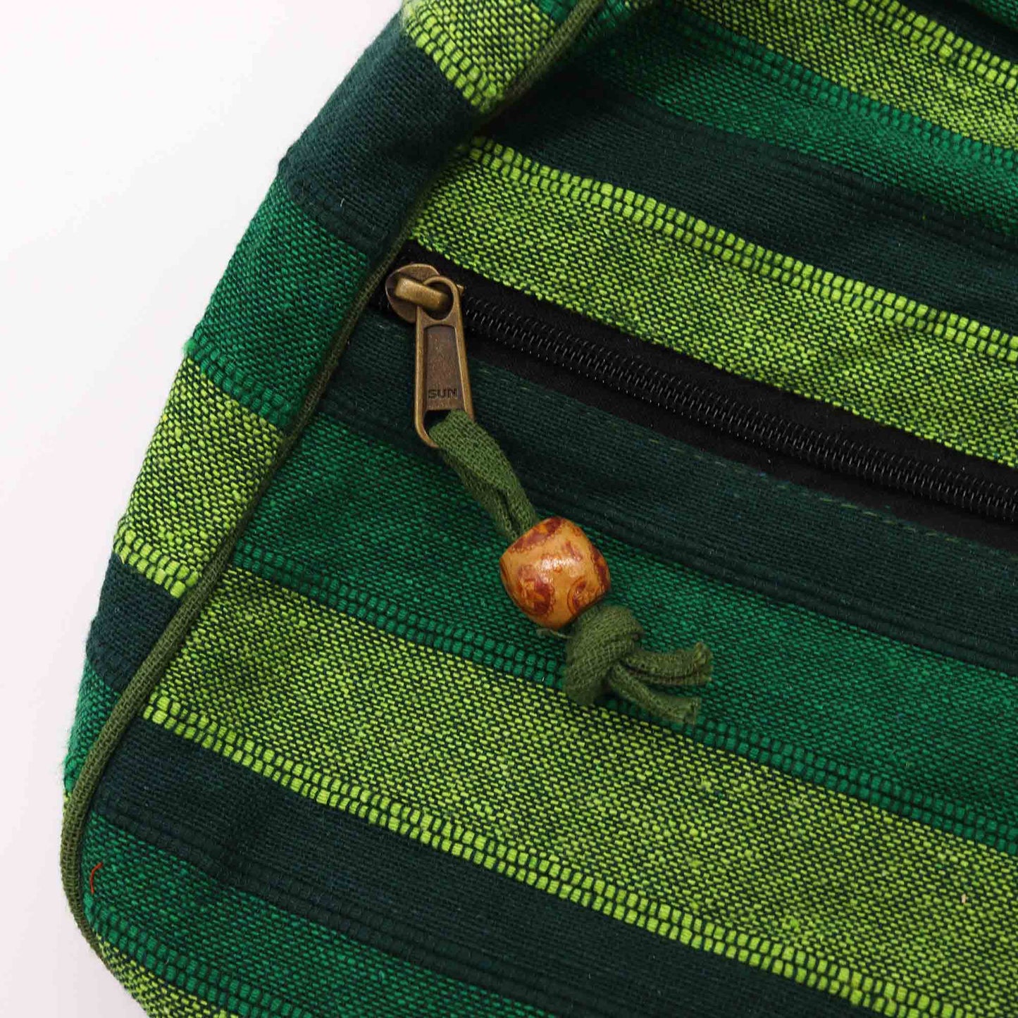 Sac bandoulière Népal (bandoulière réglable) - Vert forêt