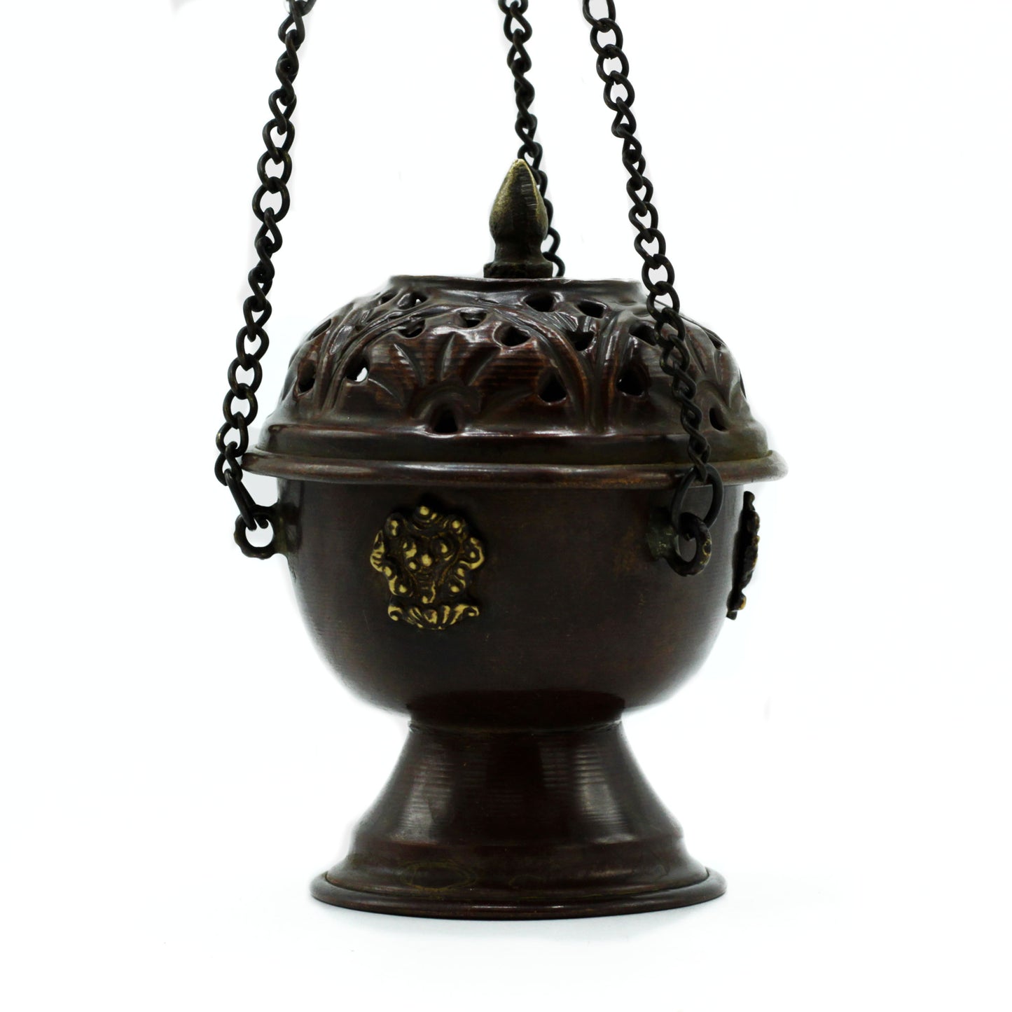 Brûle-encens tibétain en cuivre - Pendentif classique