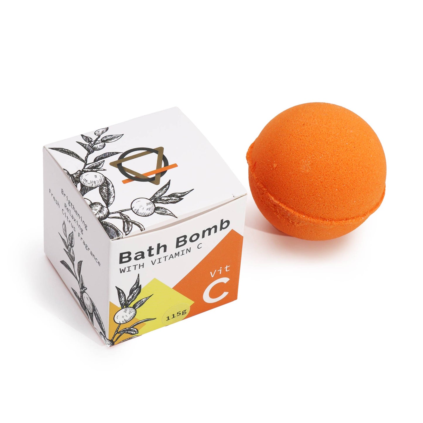 Bombe de bain à la vitamine C et aux huiles essentielles