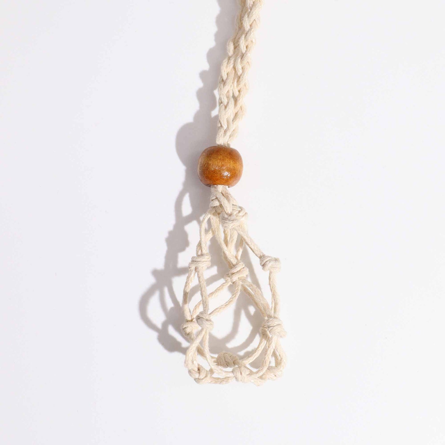 Collier en pierres précieuses 45 cm - Naturel