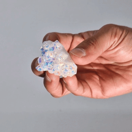 Petit quartz naturel amélioré - Quartz Angel Aura (environ 40-65 g 3,5-5 cm)