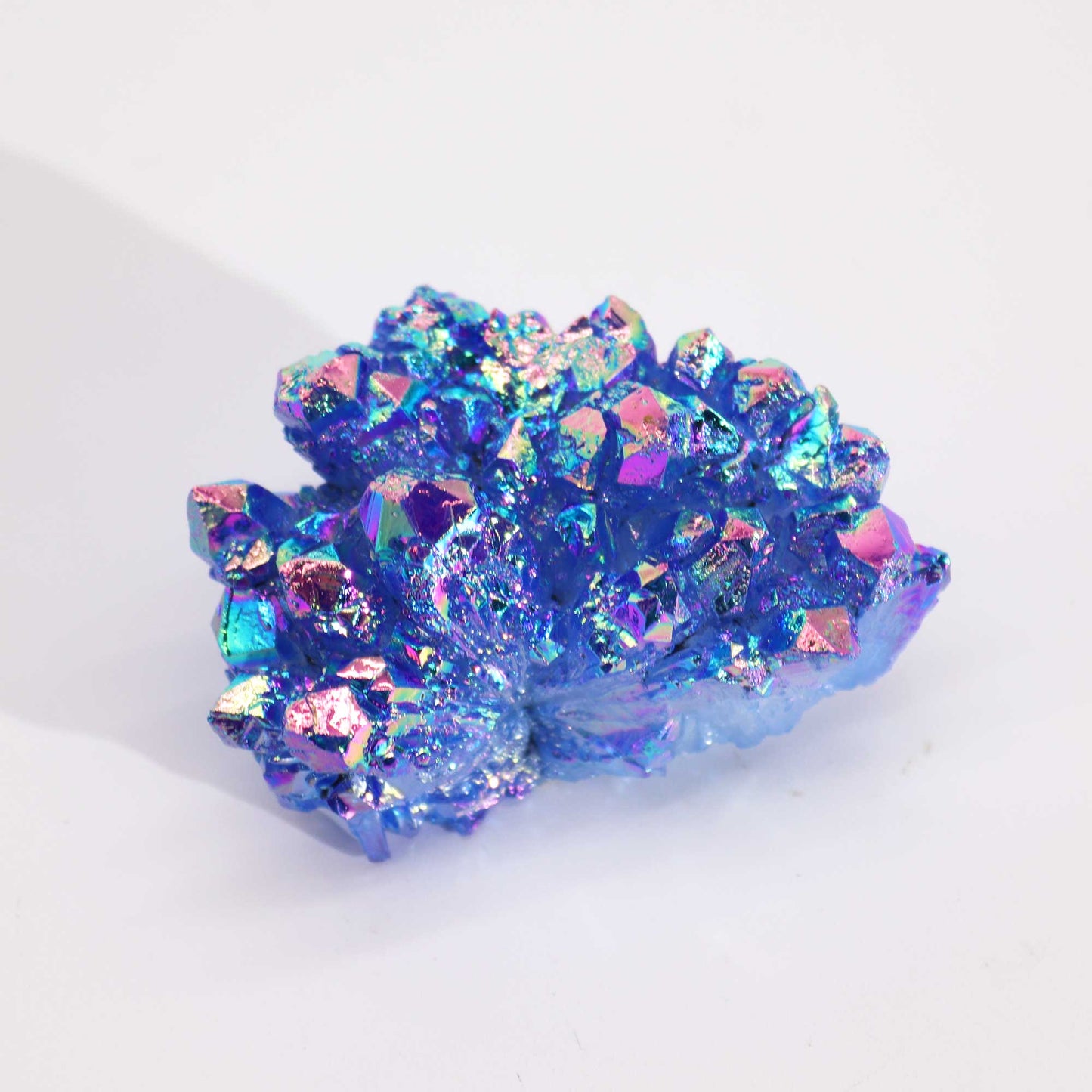 Quartz naturel moyennement amélioré - Quartz Aura Aqua Halo (environ 100-150 g 7-10 cm)