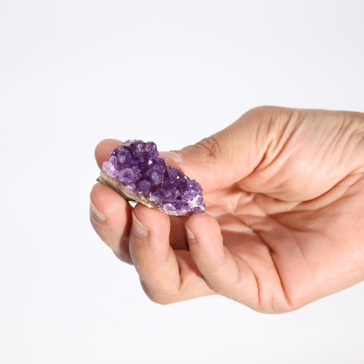 Petite pierre d'améthyste naturelle de haute qualité (environ 3 à 8 cm)