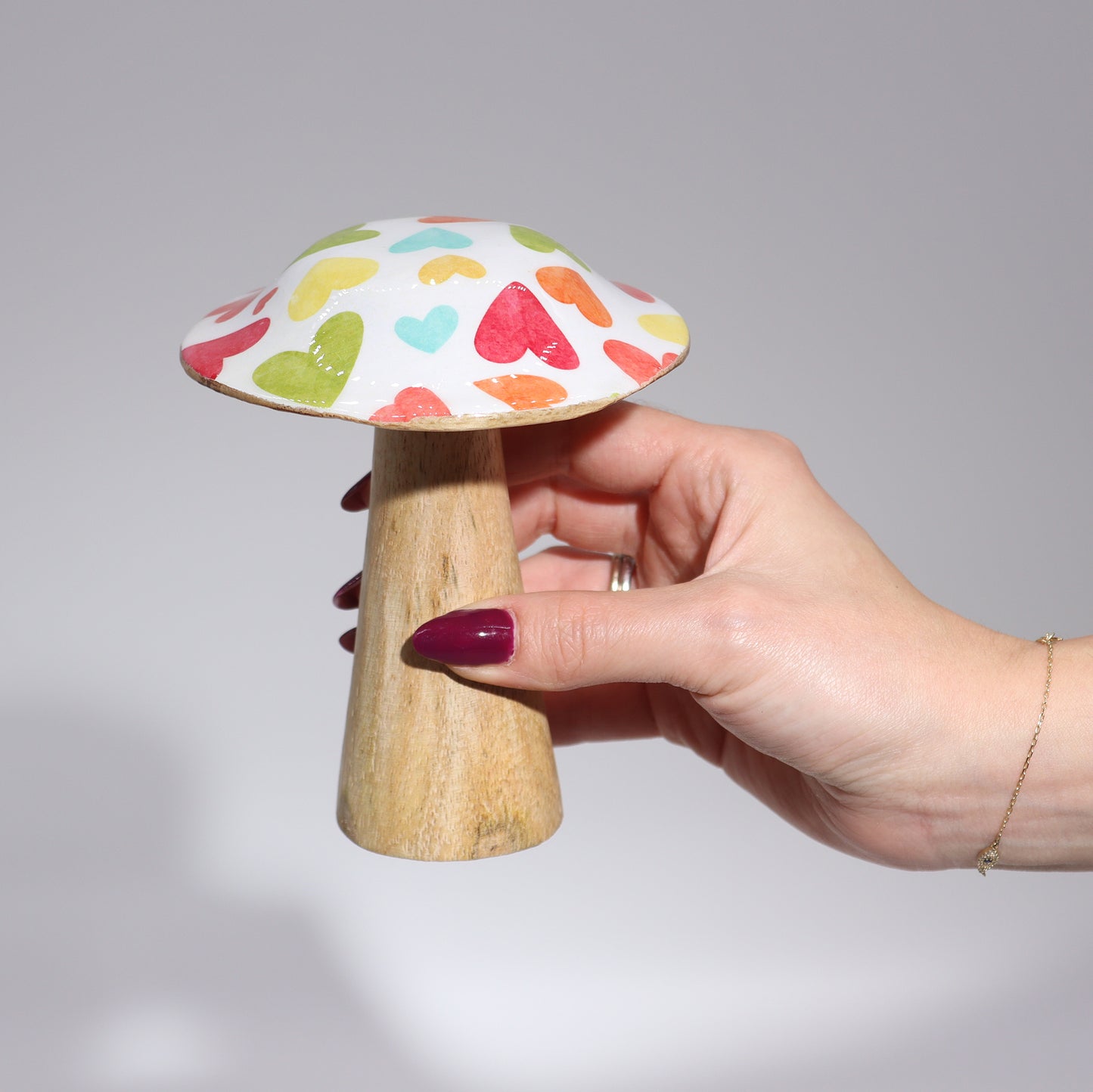 Kleiner Pilz - 10cm - Pastellherzen