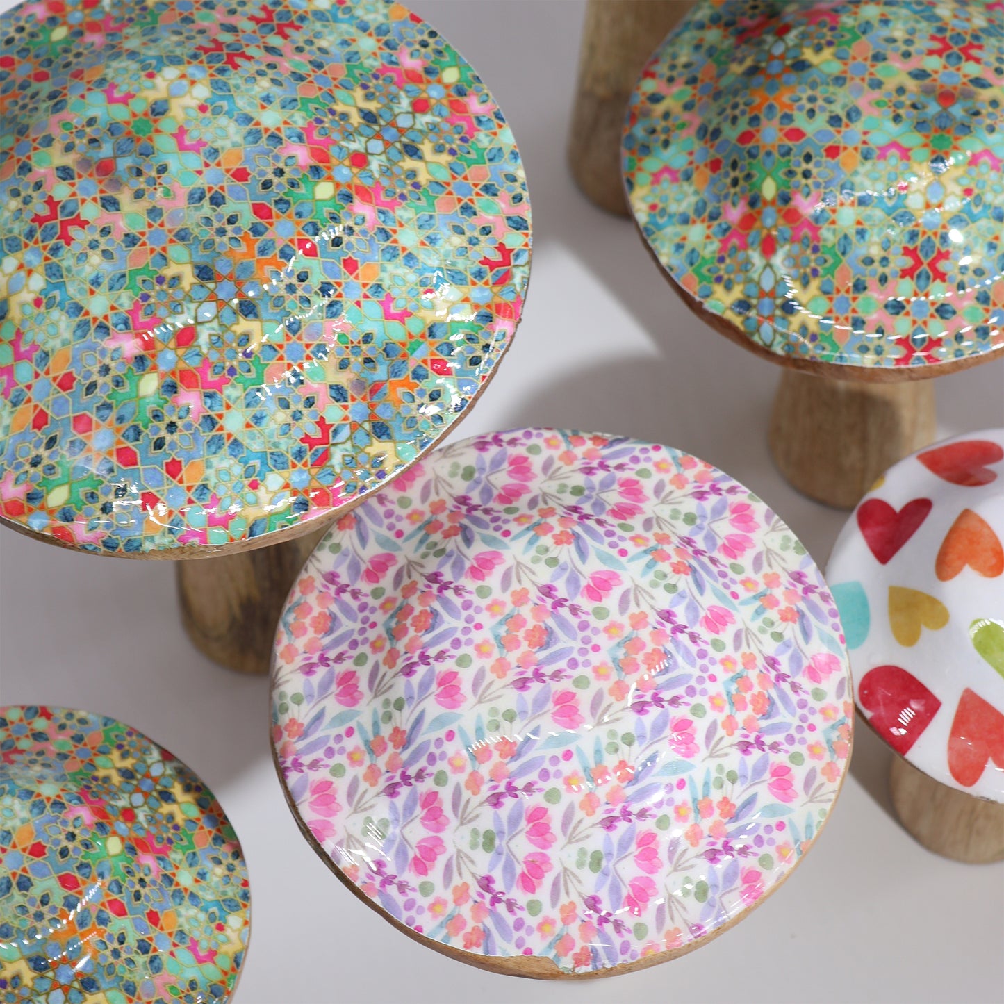 Kleiner Pilz - 10cm - Pastellherzen