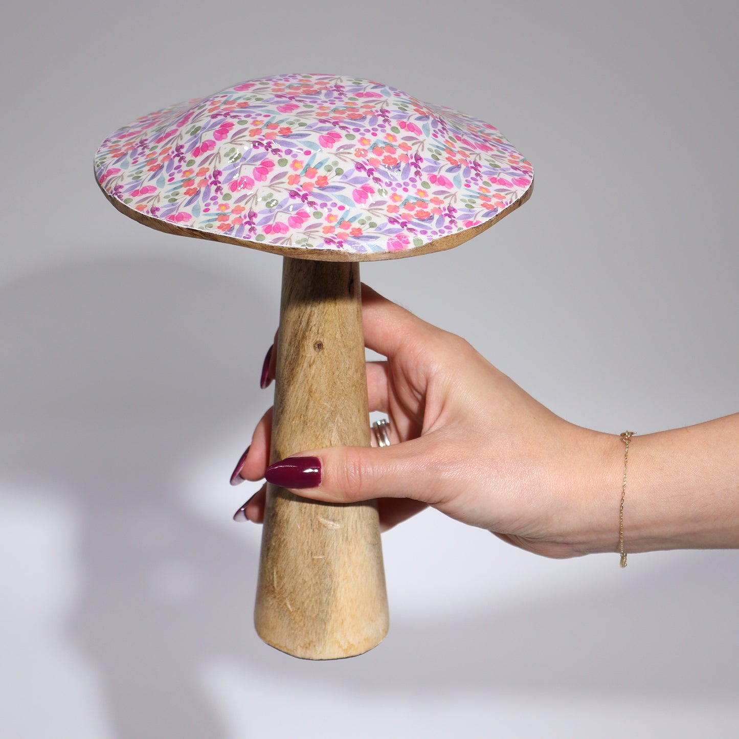 Großer Pilz – 20 cm – Mediterranes Fliesendesign