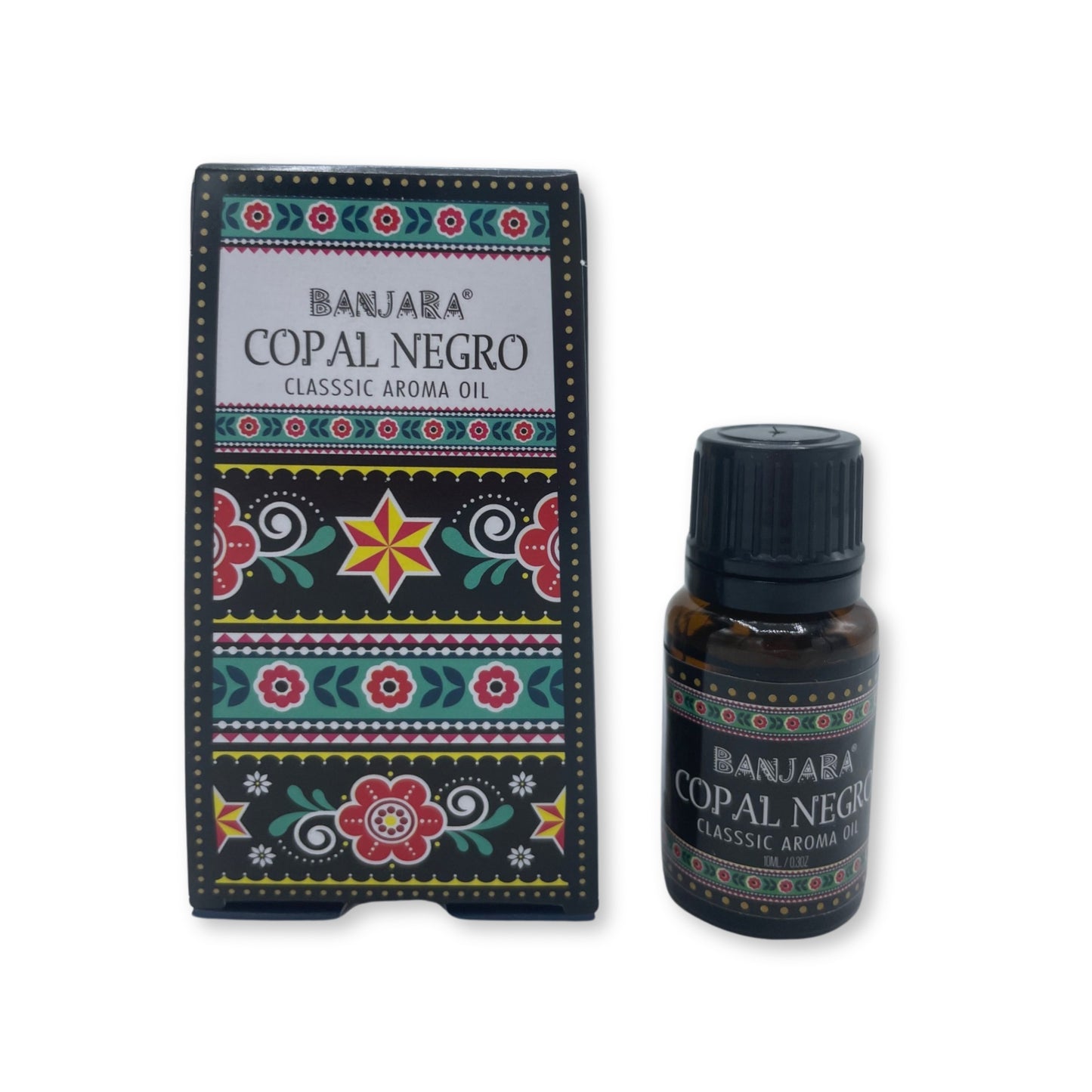 Huile parfumée indienne Banjara 10 ml - Copal noir