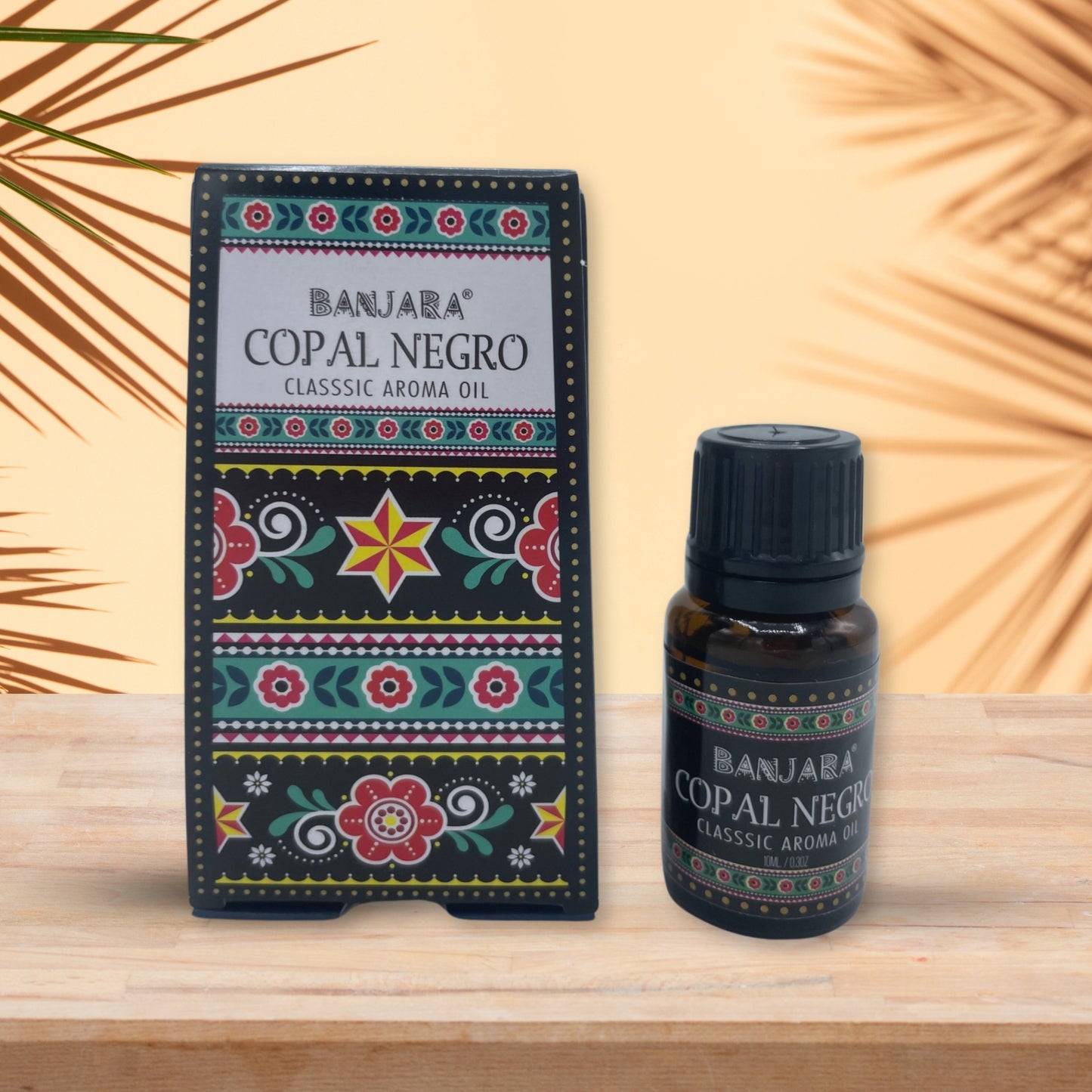 Huile parfumée indienne Banjara 10 ml - Copal noir