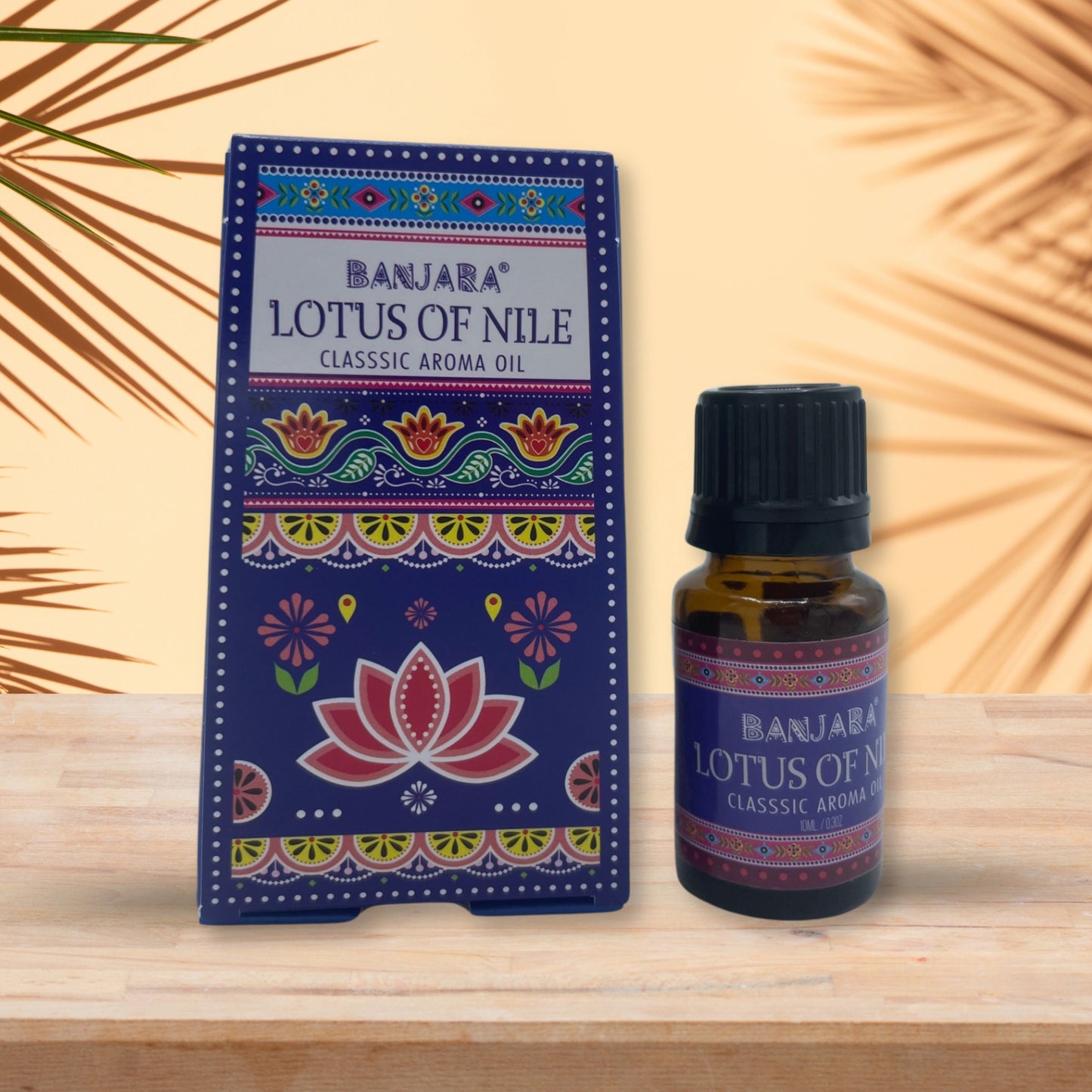 Huile parfumée indienne Banjara 10 ml - Lotus du Nil