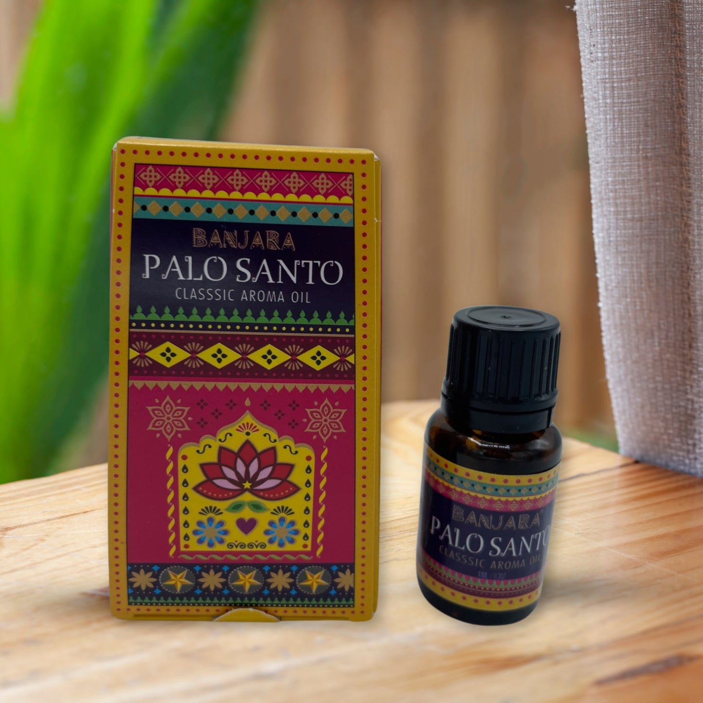 Huile parfumée indienne Banjara 10 ml - Palo Santo