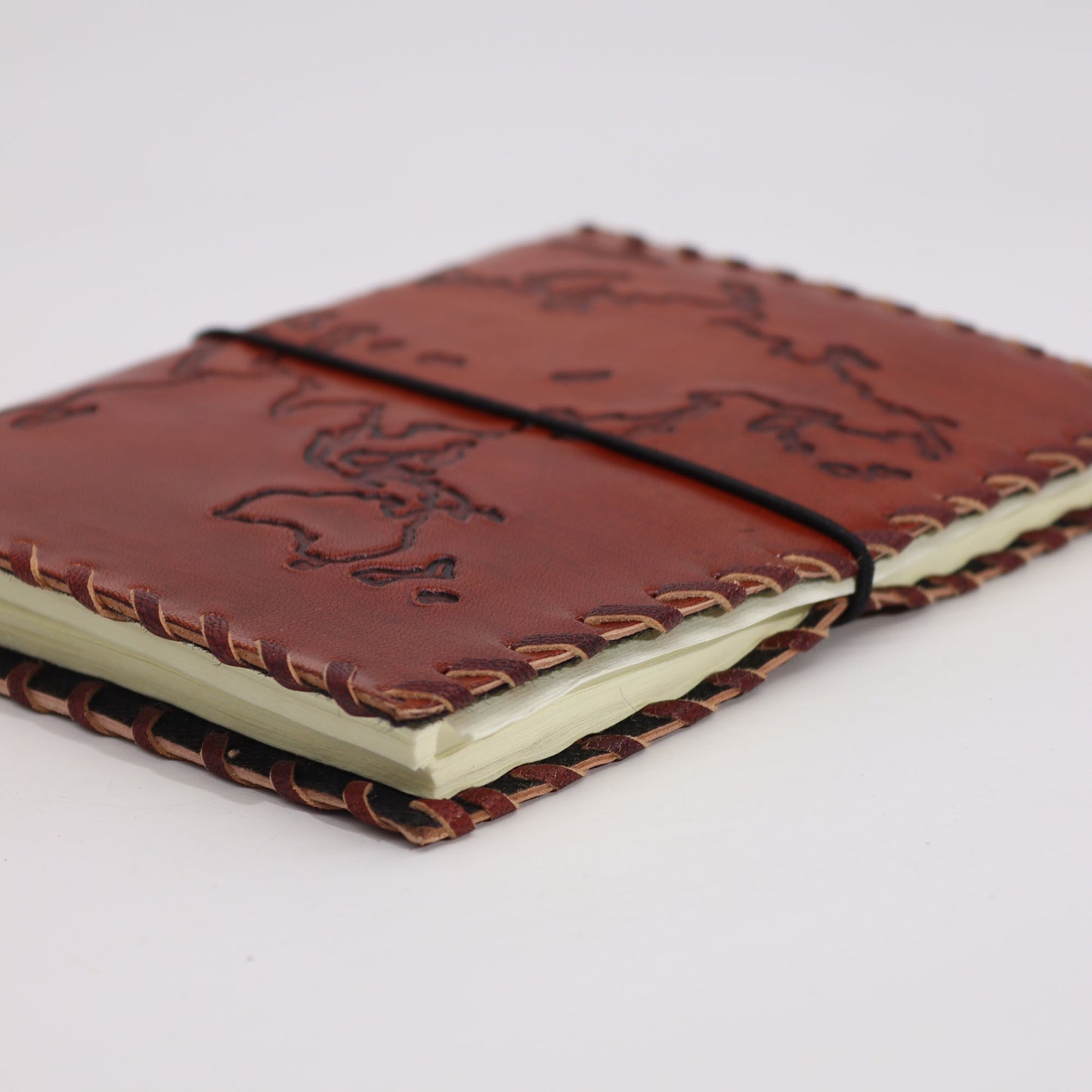 Carnet de voyage avec élastique - Vintage
