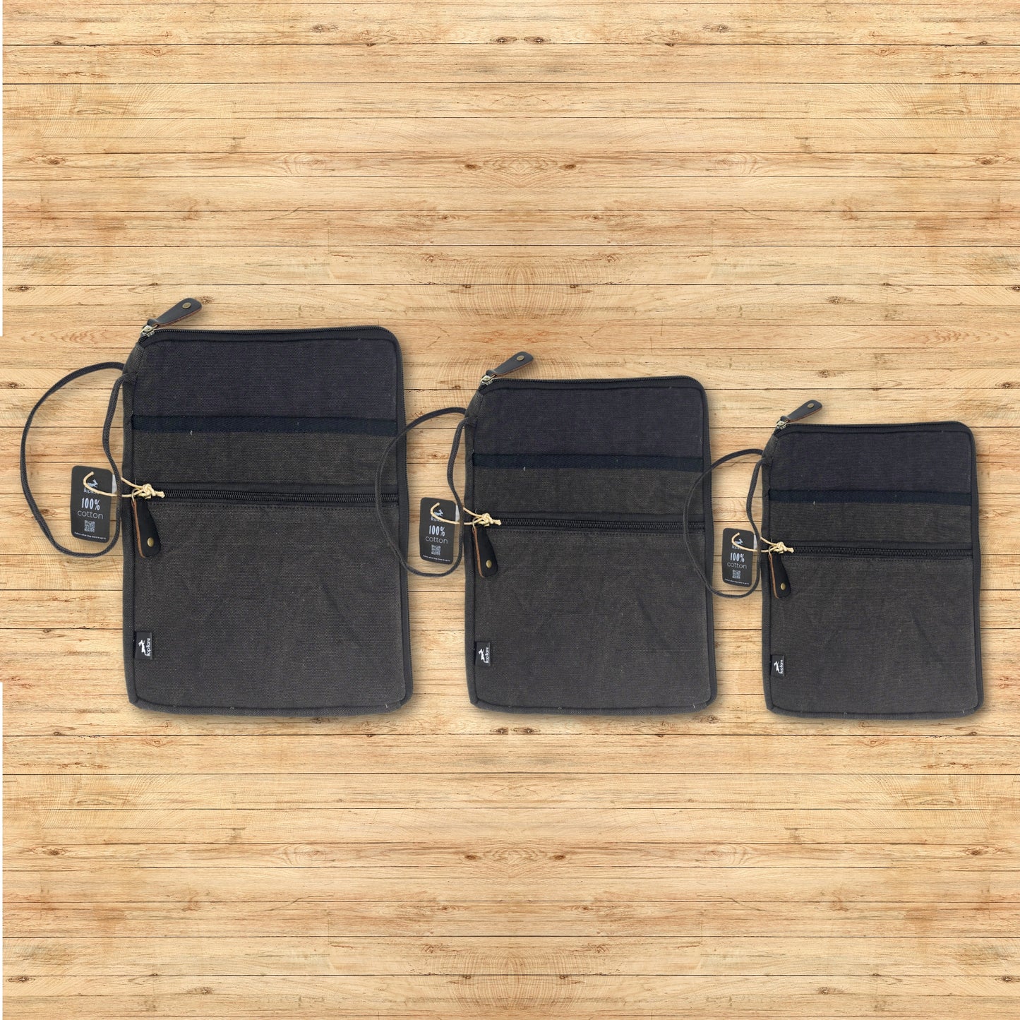 Housse en toile pour ordinateur portable Hope Hare - Anthracite