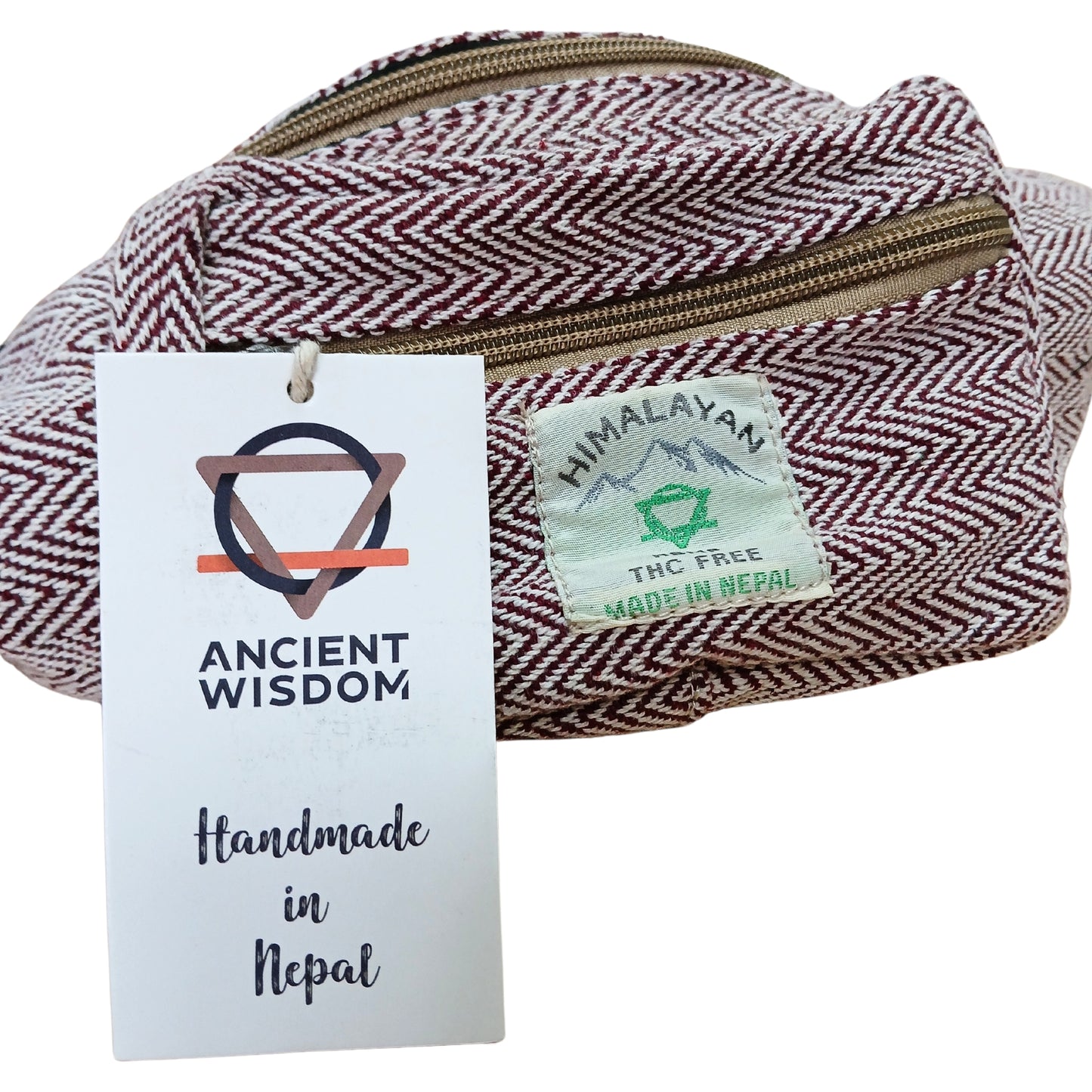 Sac banane style chanvre et coton (ou sac banane) - Vin