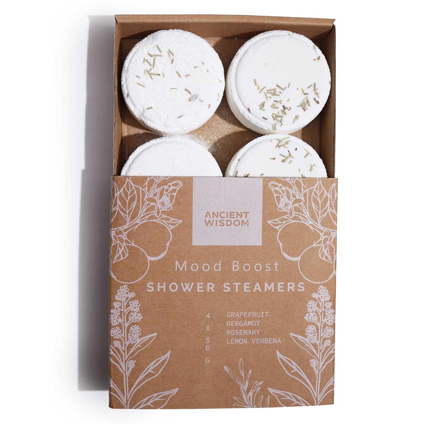 Comprimés de douche Zen - Quatuor bien-être thérapeutique - Stimulant d'humeur