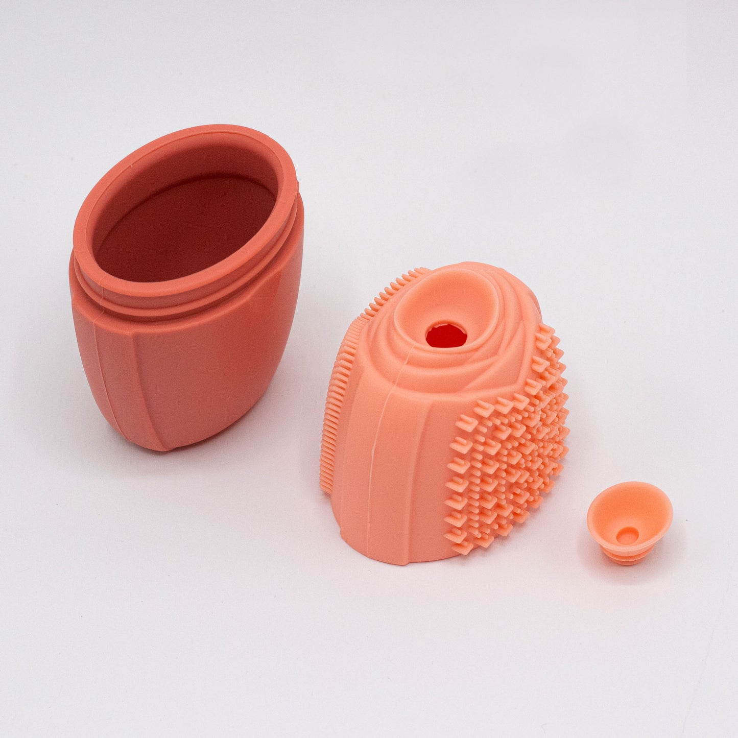 Rouleaux de glace en silicone pour le visage - Pêche