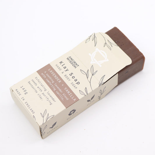 Jabón de Arcilla - Lavanda & Vainilla