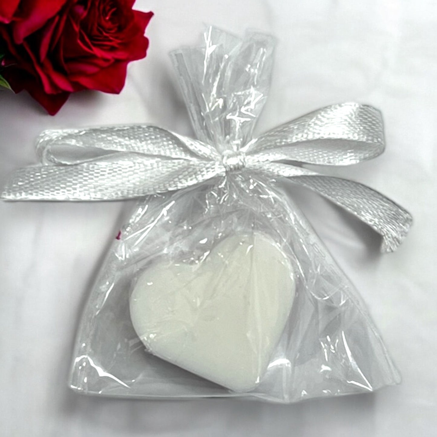 Jabón Corazón Blanco Artesanal