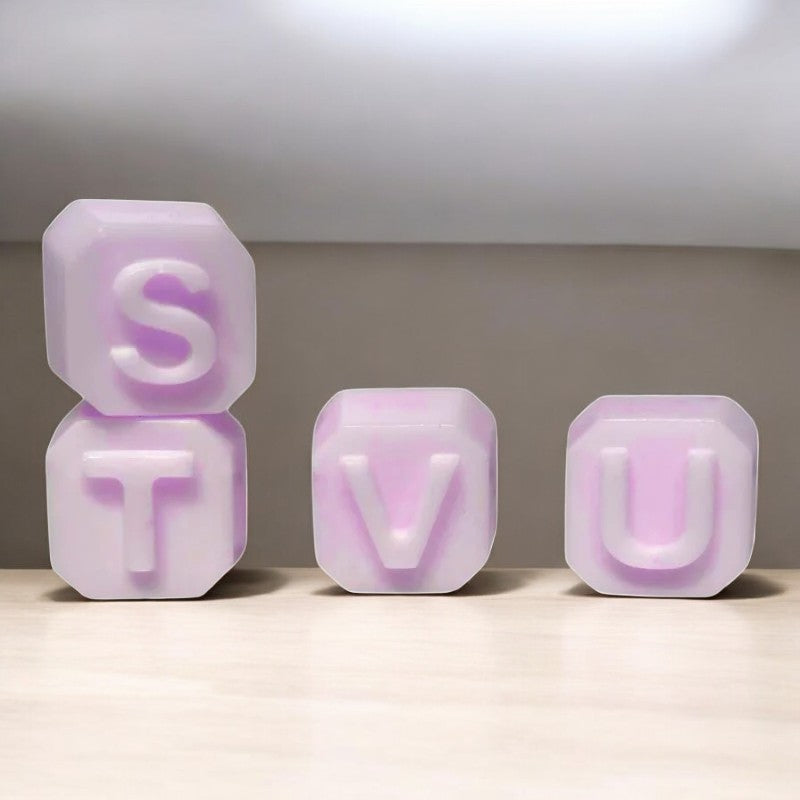 Savon décoratif avec lettres initiales (paquet de 10)