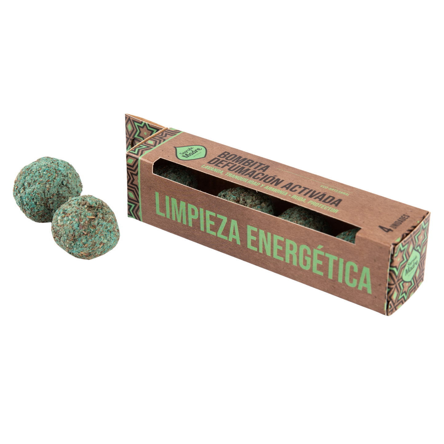 Boîte de 4 ampoules d'encens nettoyantes énergétiques