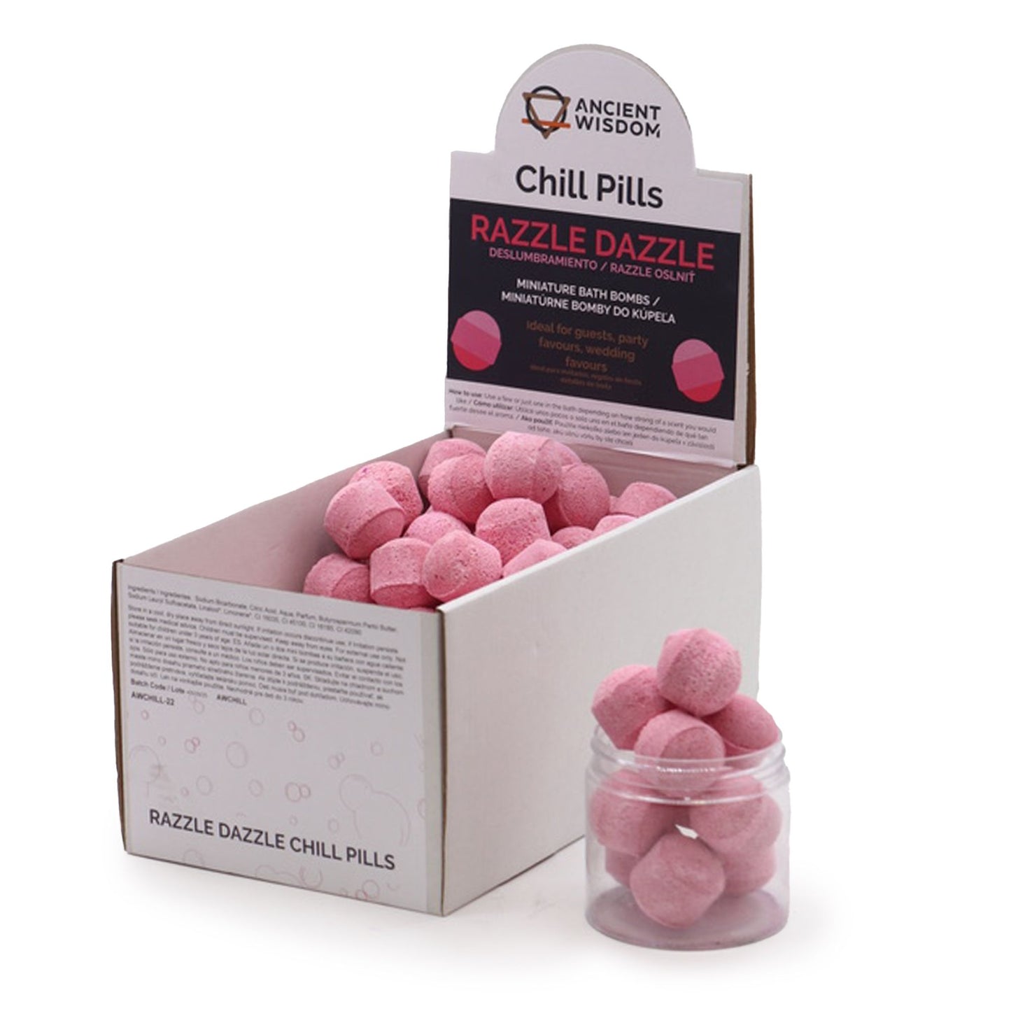 Boîte de 1,3 kg de Mini Bombitas Relaxantes - Razzle Dazzle