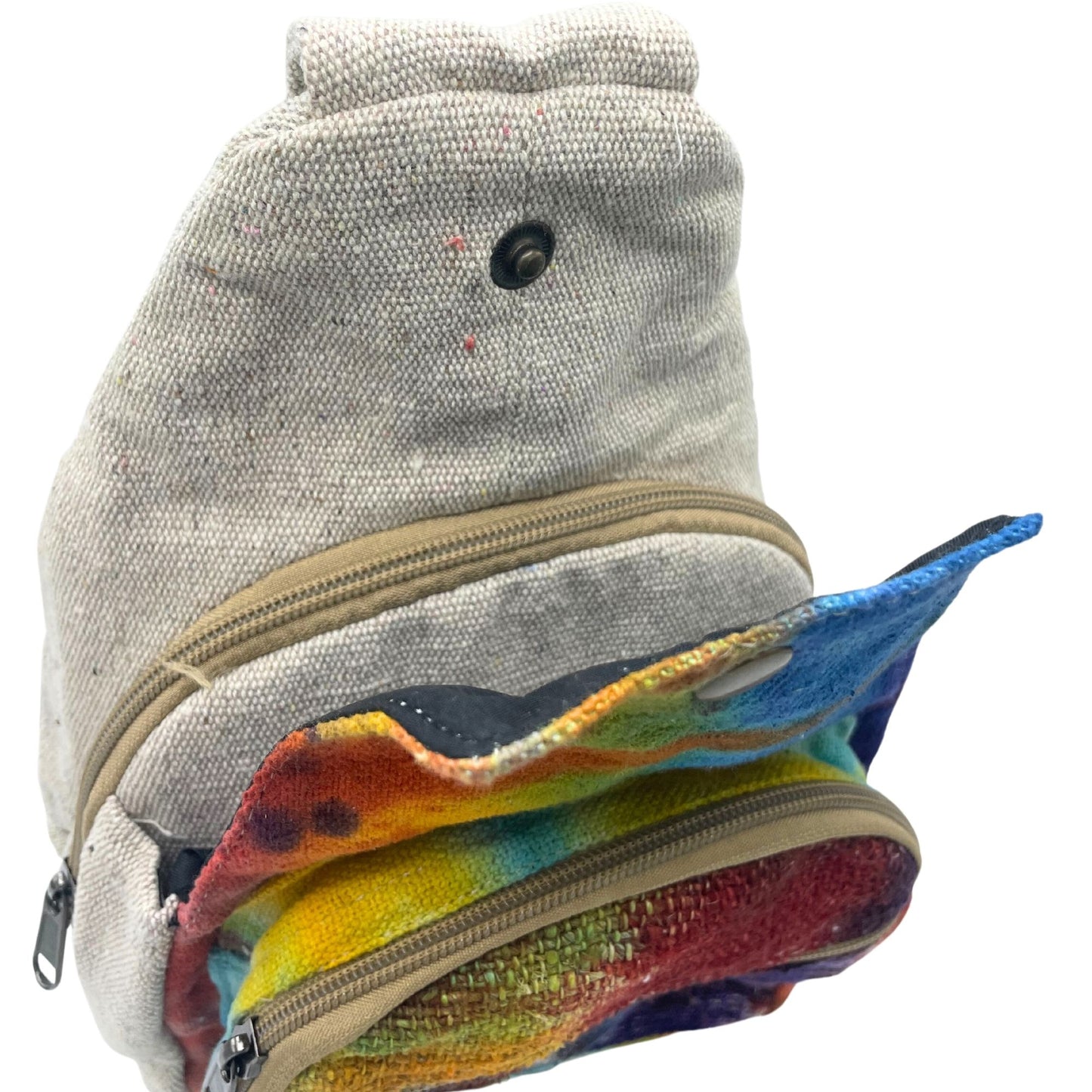 Sac bandoulière en chanvre tie-dye