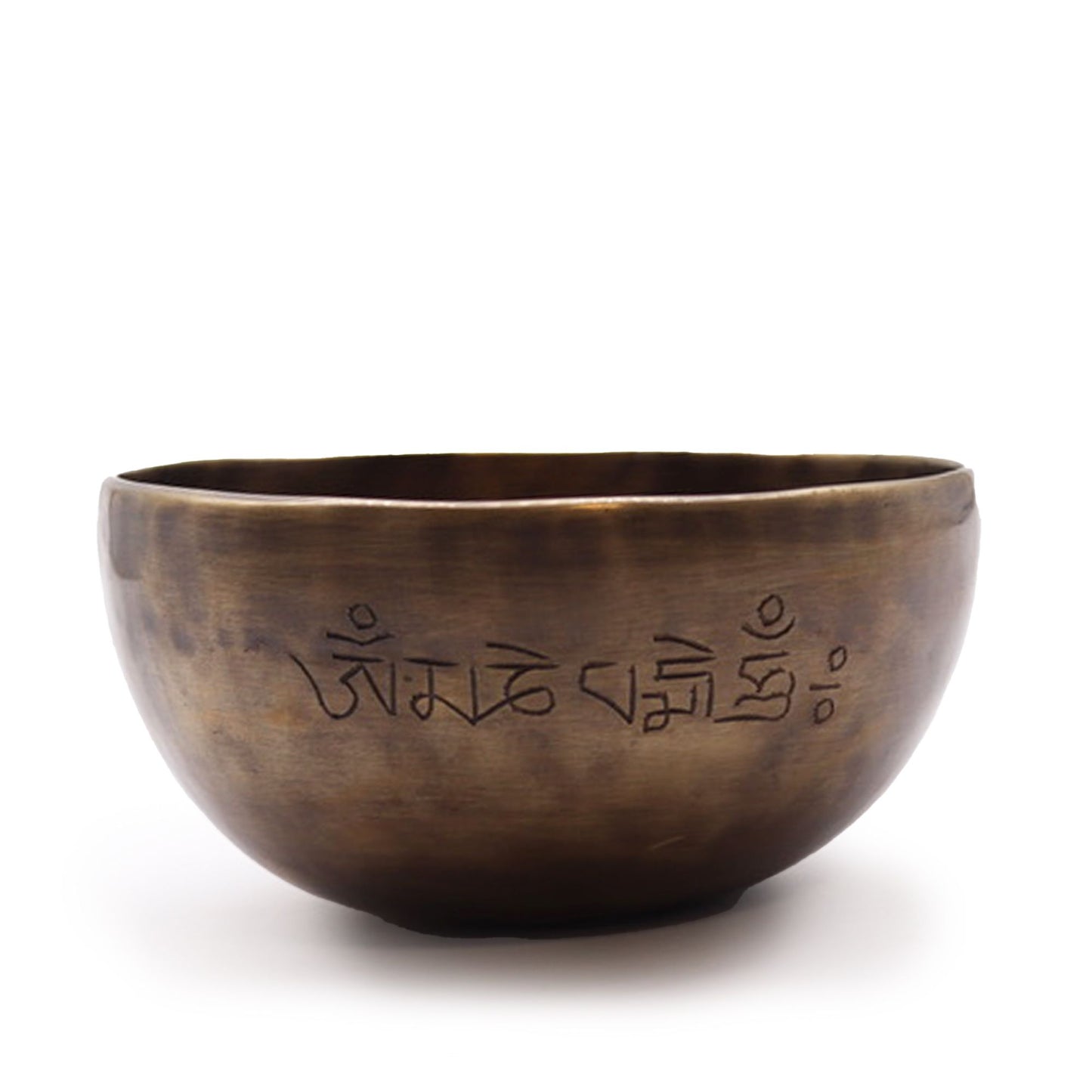 Bol chantant tibétain indien moyen avec phases de lune (environ 750 g) - 15 cm