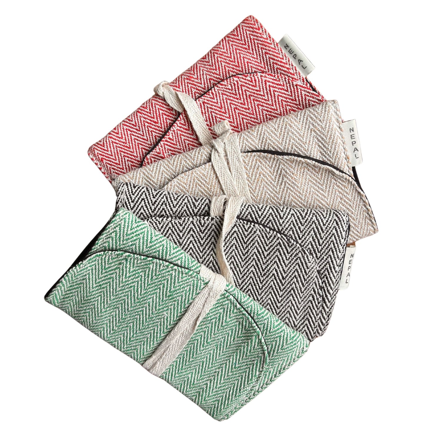 Pochette pour téléphone en chanvre (assortiment)