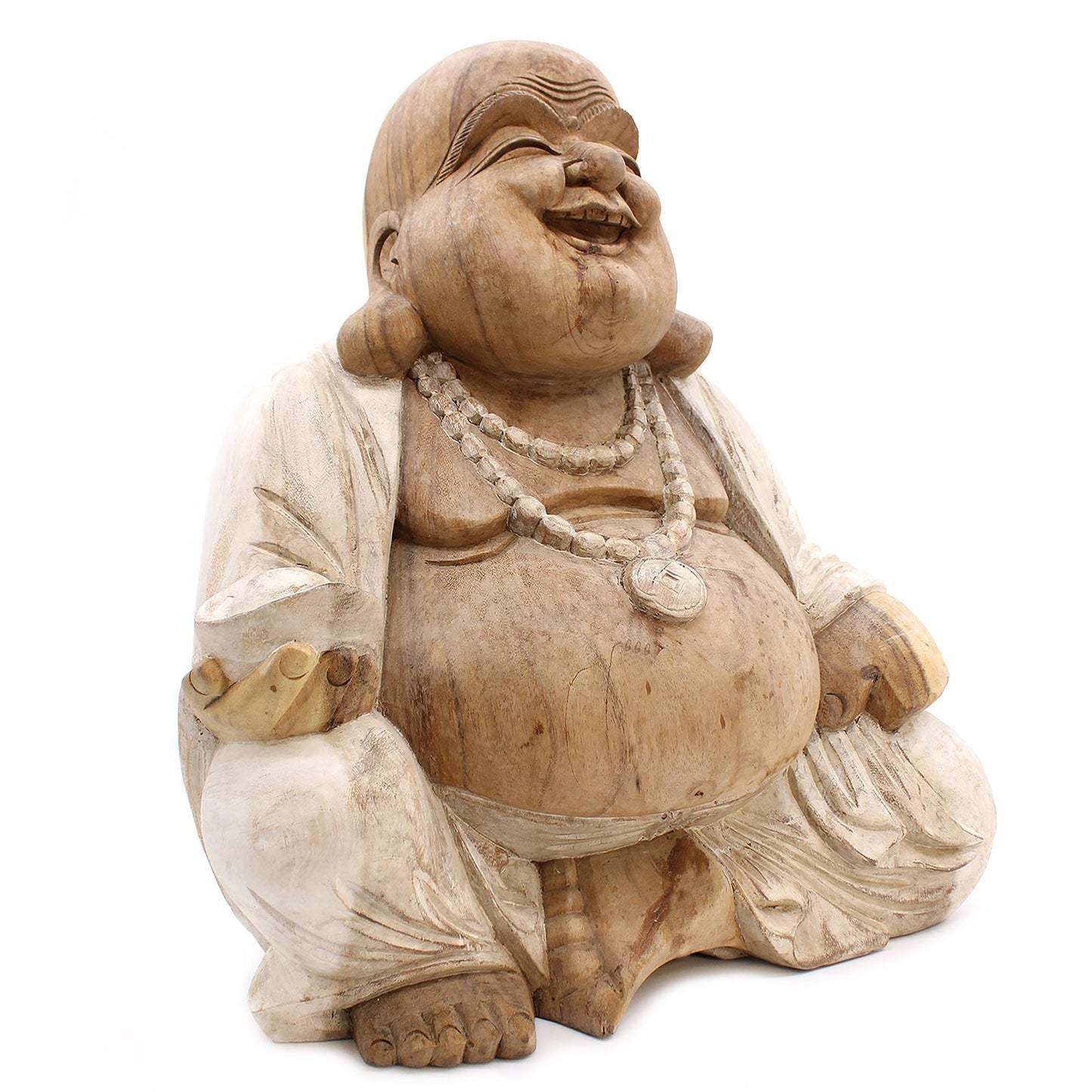 Bouddha heureux - Blanchi 50 cm