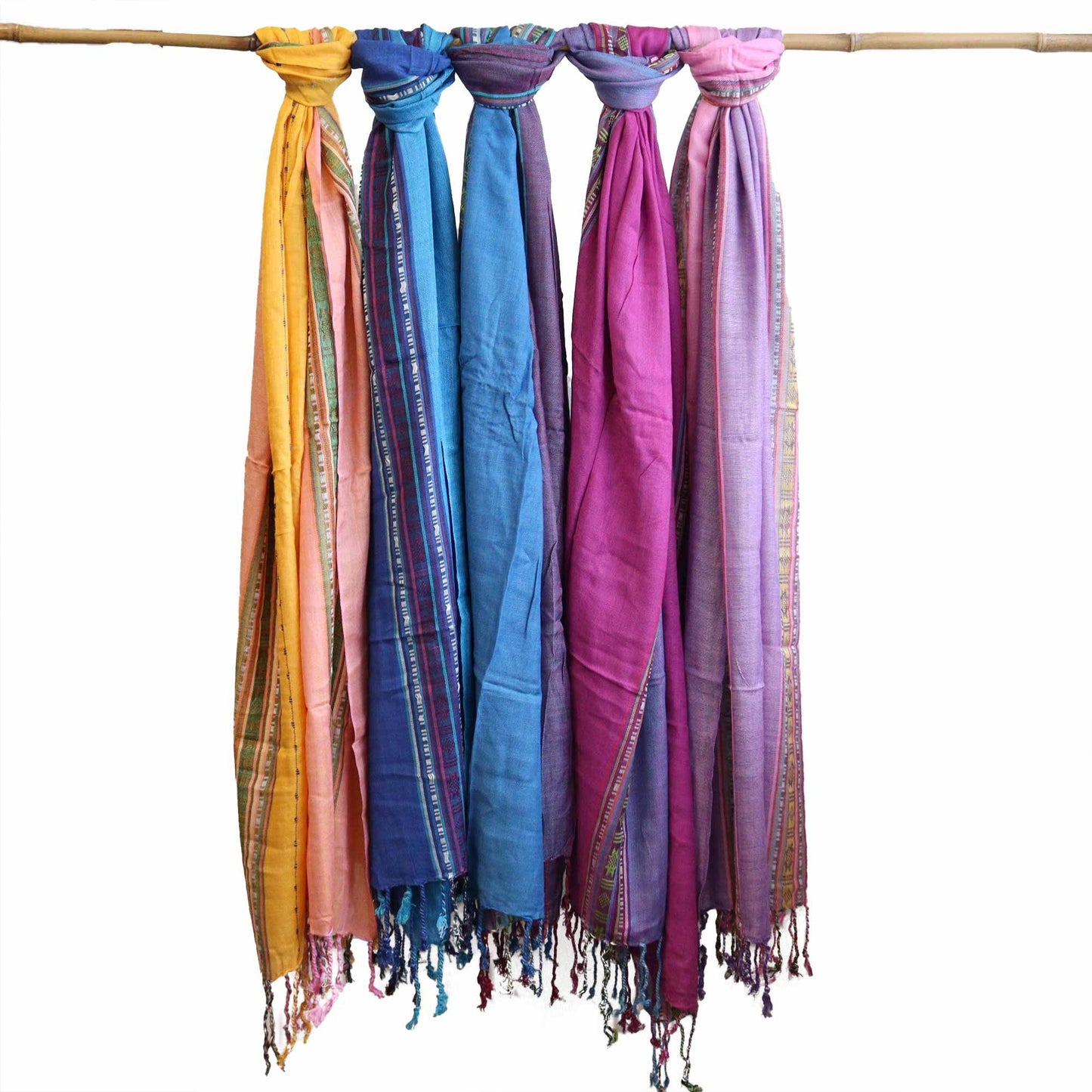 Foulards Varanasi - 22x72cm - Turquoise tantrique