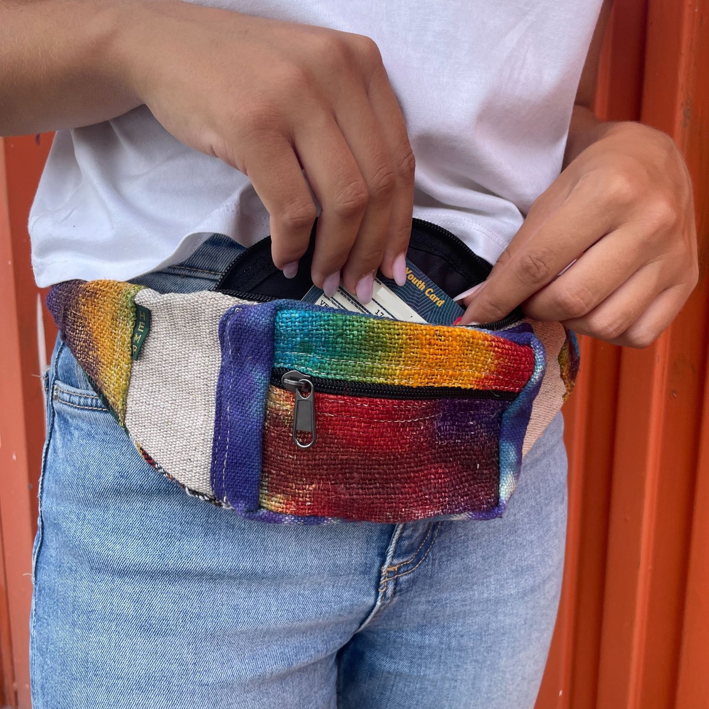 Sac banane en chanvre Tiedye