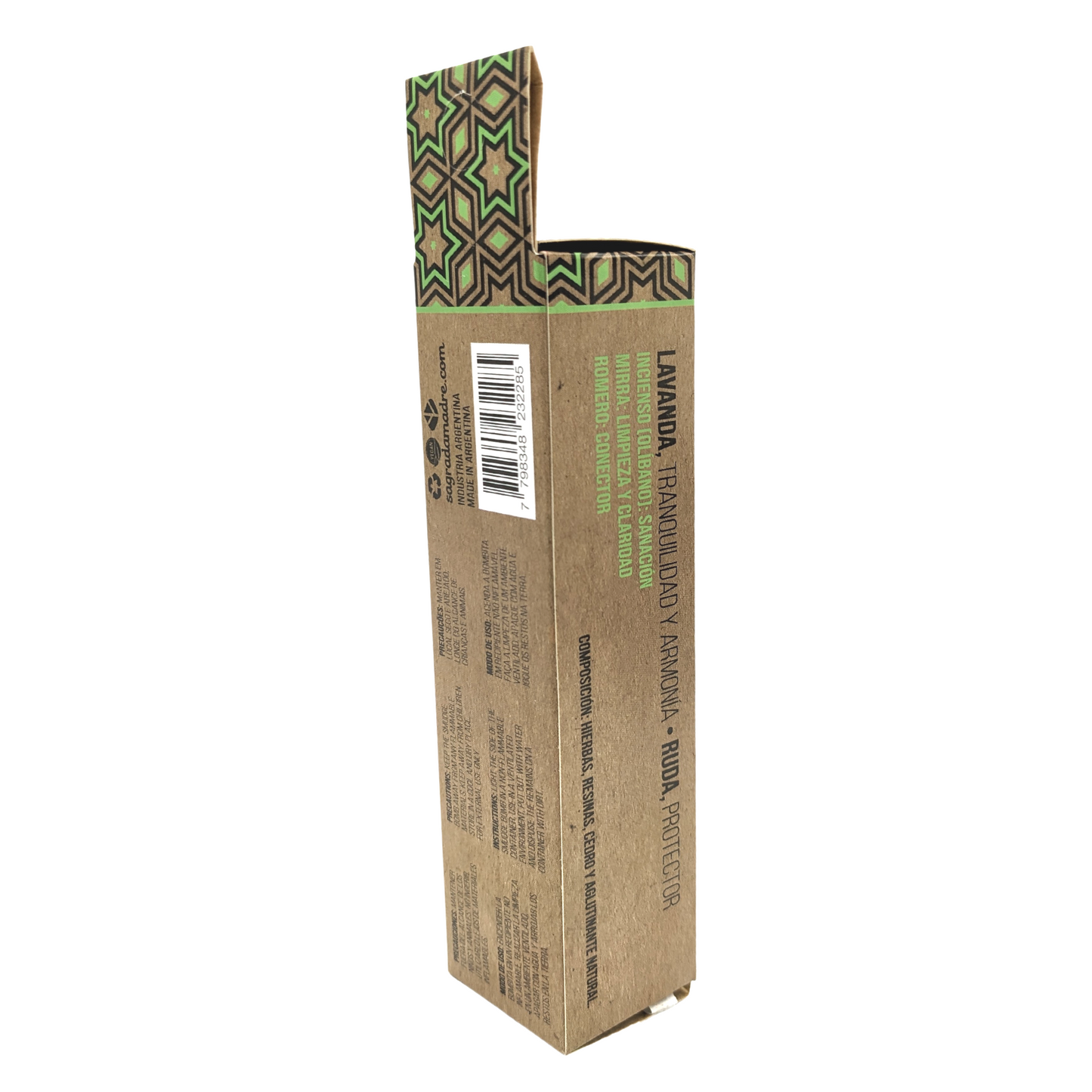 Boîte de 4 ampoules d'encens nettoyantes énergétiques