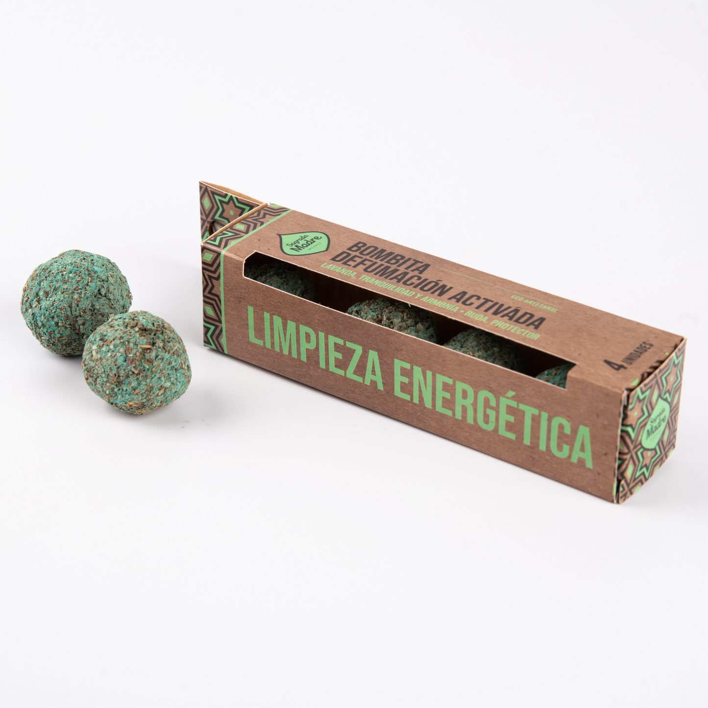 Boîte de 4 ampoules d'encens nettoyantes énergétiques
