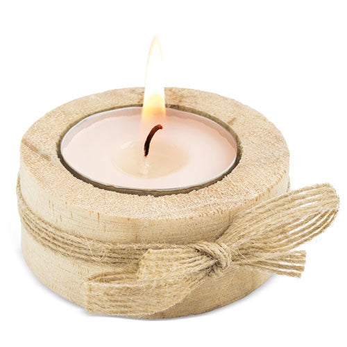 VELA DE MADERA ARTESANAL "VESTA"