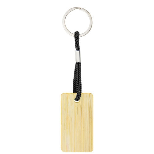 LLAVERO DE BAMBÚ RECTANGULAR "YIBIN"