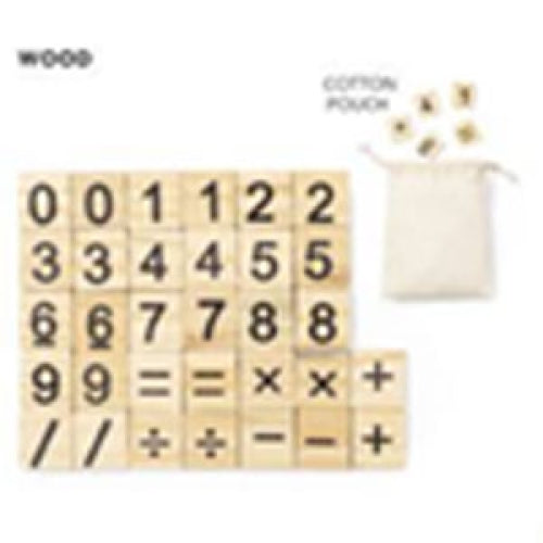 JUEGO DE MADERA MATEMÁTICO