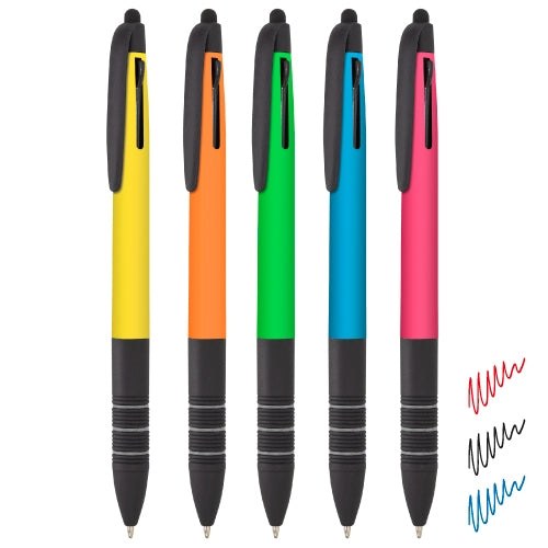 SET DE BOLÍGRAFOS PUNTERO 3 TINTAS "IMPACT"
